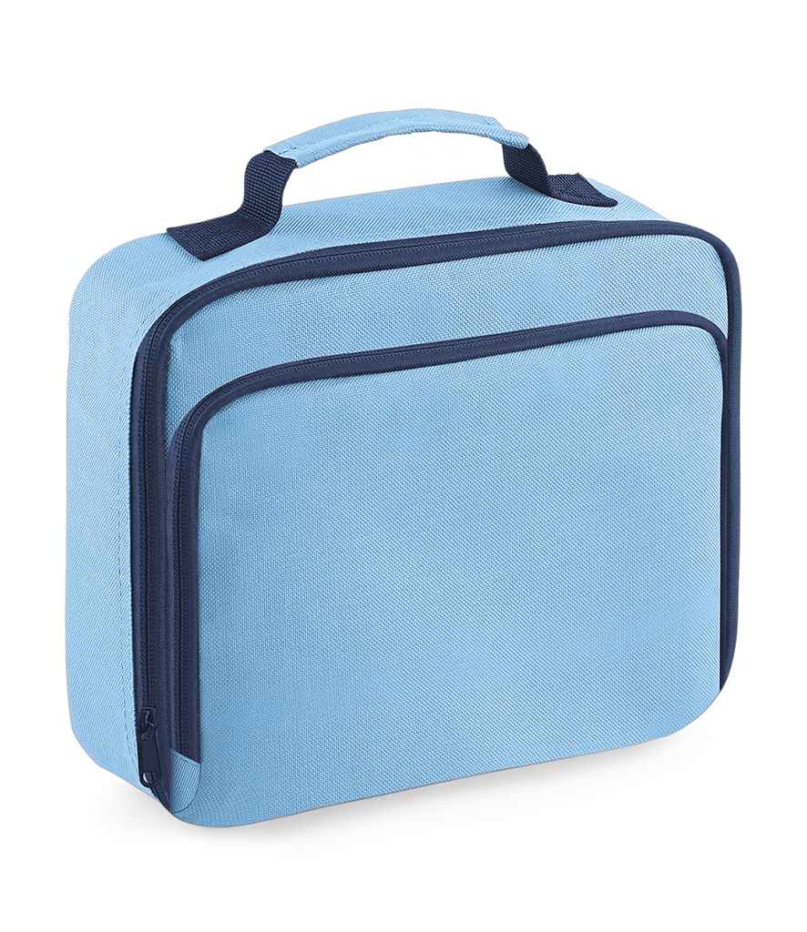 Quadra Lunch Cooler Bag in ONE Sky Blue by Quadra — Custom branded clothing by Print Press, featuring premium embroidery produced in our specialist print lab in the UK.