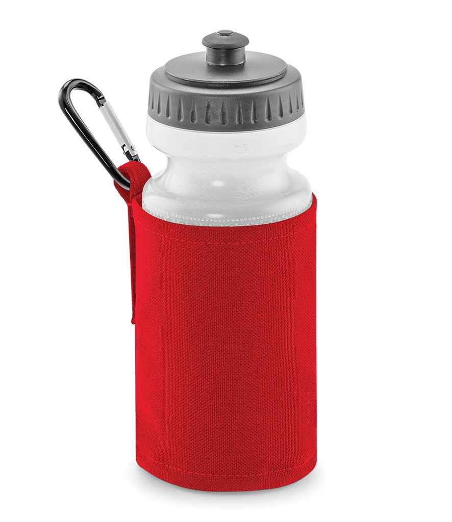 Quadra Water Bottle and Holder in ONE Classic Red by Quadra — Custom branded clothing by Print Press, featuring premium embroidery produced in our specialist print lab in the UK.
