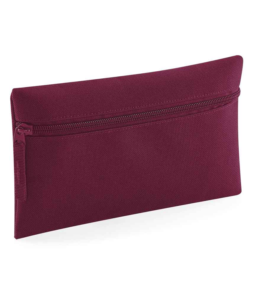 Quadra Pencil Case in ONE Burgundy by Quadra — Custom branded clothing by Print Press, featuring premium embroidery produced in our specialist print lab in the UK.