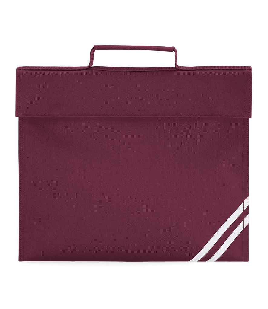 Quadra Classic Book Bag in ONE Burgundy by Quadra — Custom branded clothing by Print Press, featuring premium embroidery produced in our specialist print lab in the UK.