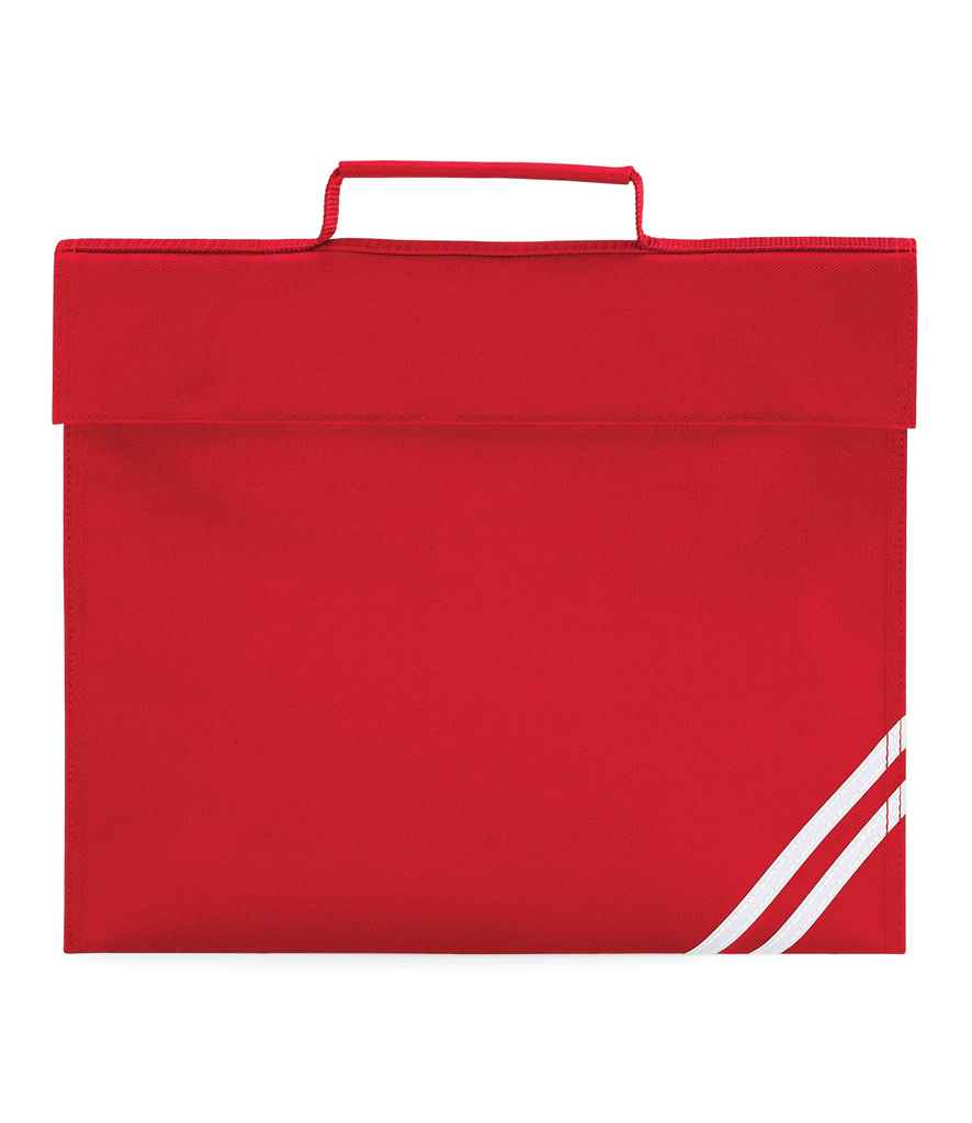 Quadra Classic Book Bag in ONE Classic Red by Quadra — Custom branded clothing by Print Press, featuring premium embroidery produced in our specialist print lab in the UK.
