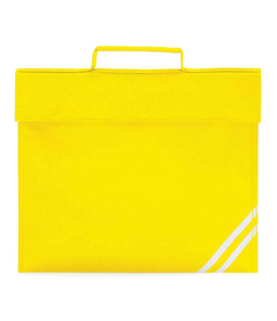 Quadra Classic Book Bag in ONE Yellow by Quadra — Custom branded clothing by Print Press, featuring premium embroidery produced in our specialist print lab in the UK.
