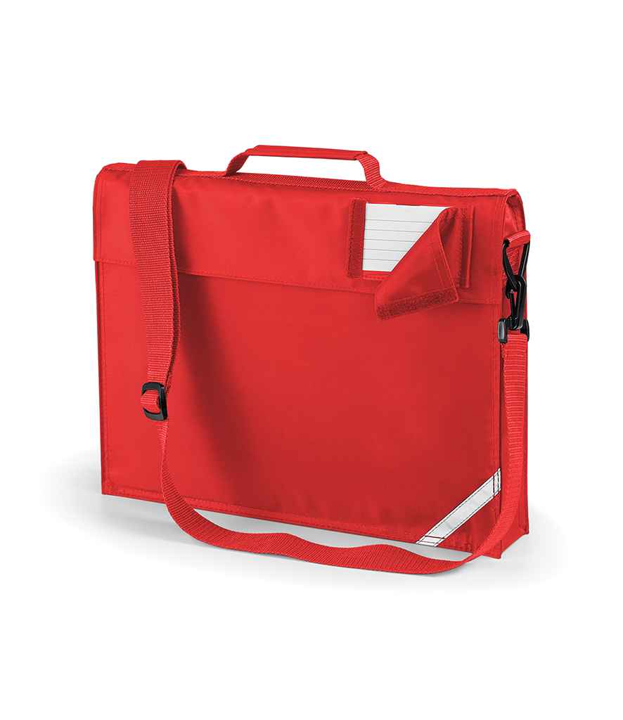 Quadra Junior Book Bag with Strap in ONE Bright Red by Quadra — Custom branded clothing by Print Press, featuring premium embroidery produced in our specialist print lab in the UK.