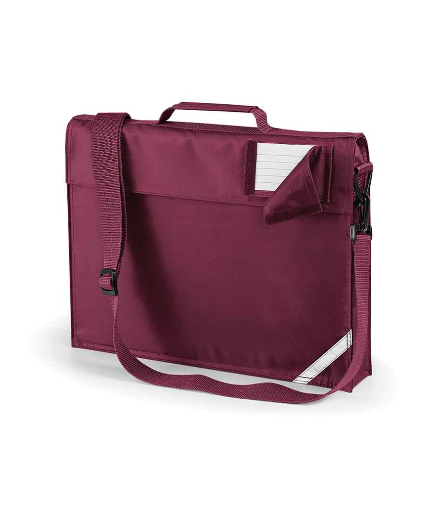 Quadra Junior Book Bag with Strap in ONE Burgundy by Quadra — Custom branded clothing by Print Press, featuring premium embroidery produced in our specialist print lab in the UK.
