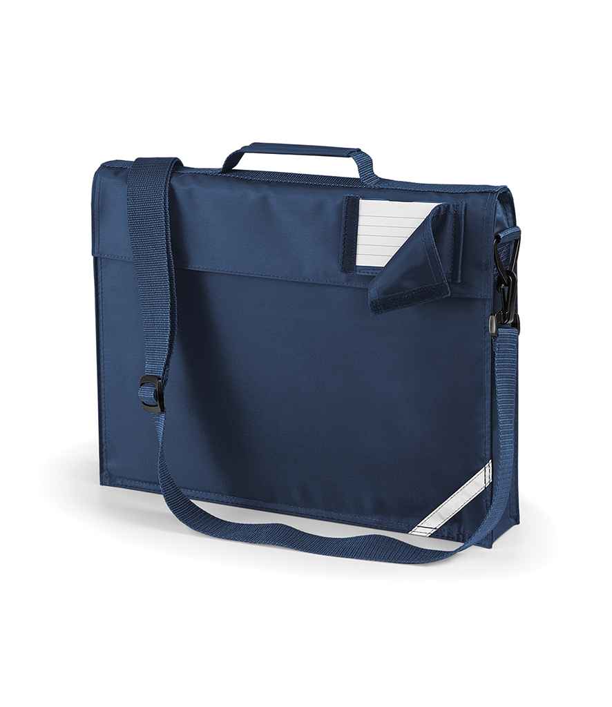 Quadra Junior Book Bag with Strap in ONE French Navy by Quadra — Custom branded clothing by Print Press, featuring premium embroidery produced in our specialist print lab in the UK.