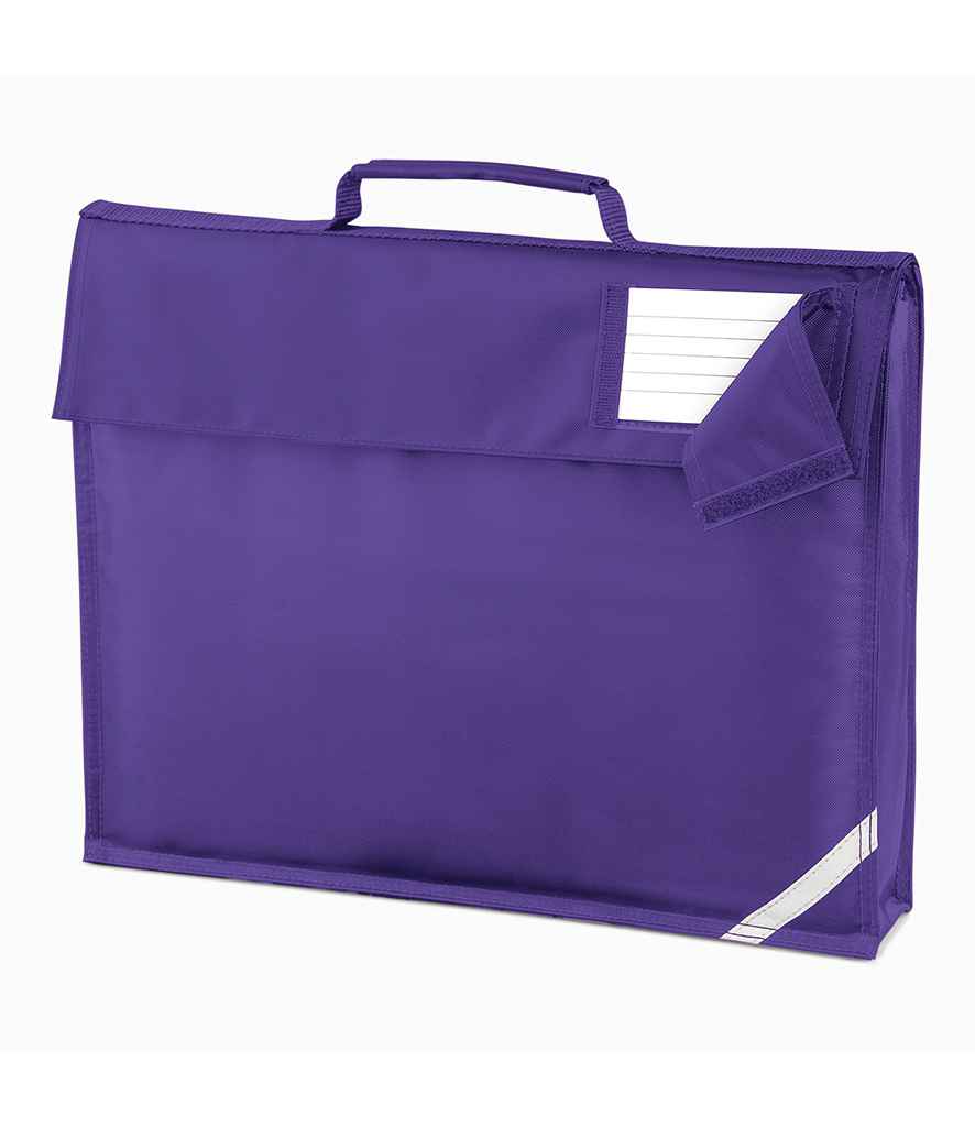 Quadra Junior Book Bag in ONE Purple by Quadra — Custom branded clothing by Print Press, featuring premium embroidery produced in our specialist print lab in the UK.