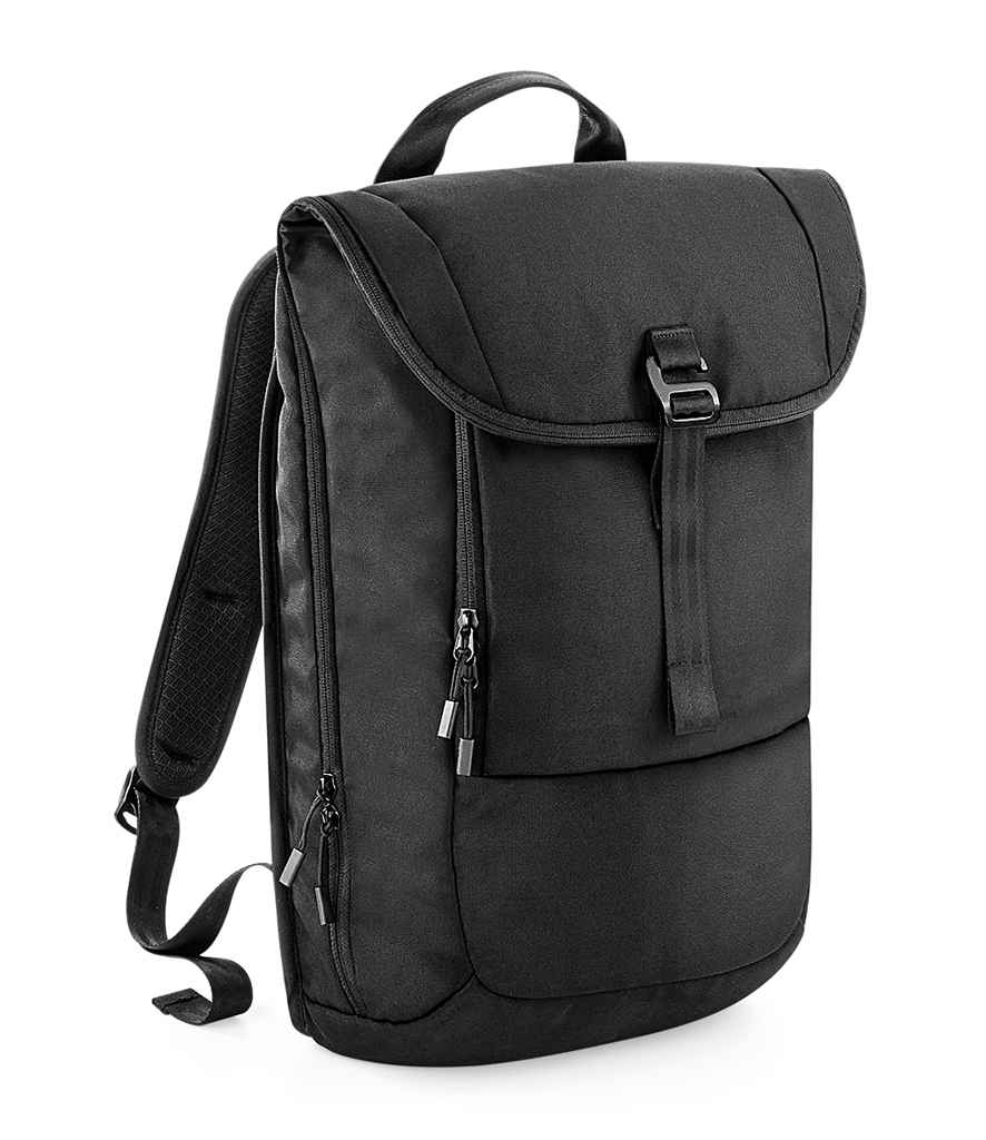 Quadra Pitch Black 12 Hour Daypack in ONE Black by Quadra — Custom branded clothing by Print Press, featuring premium embroidery produced in our specialist print lab in the UK.
