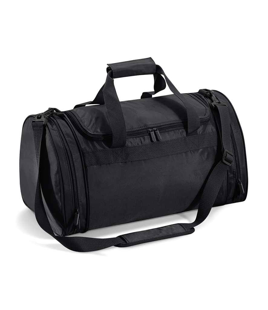 Quadra Sports Holdall in ONE Black by Quadra — Custom branded clothing by Print Press, featuring premium embroidery produced in our specialist print lab in the UK.