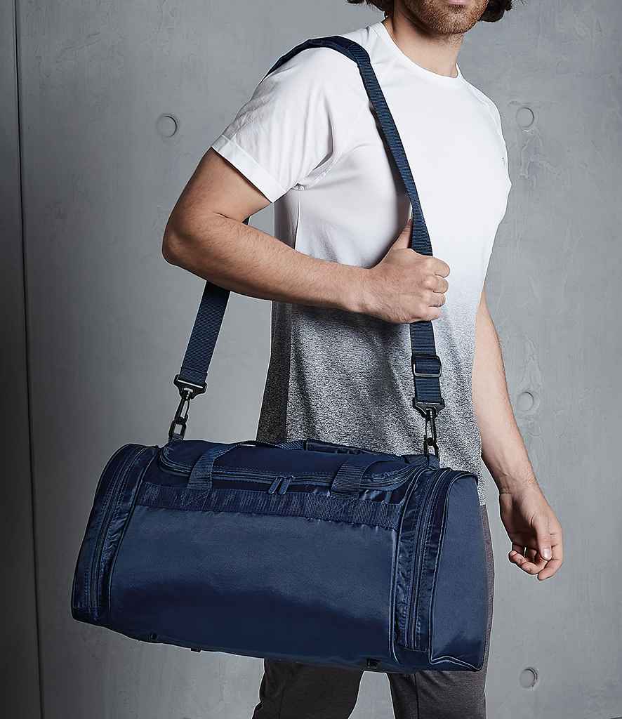 Quadra Sports Holdall in ONE French Navy by Quadra — Custom branded clothing by Print Press, featuring premium embroidery produced in our specialist print lab in the UK.