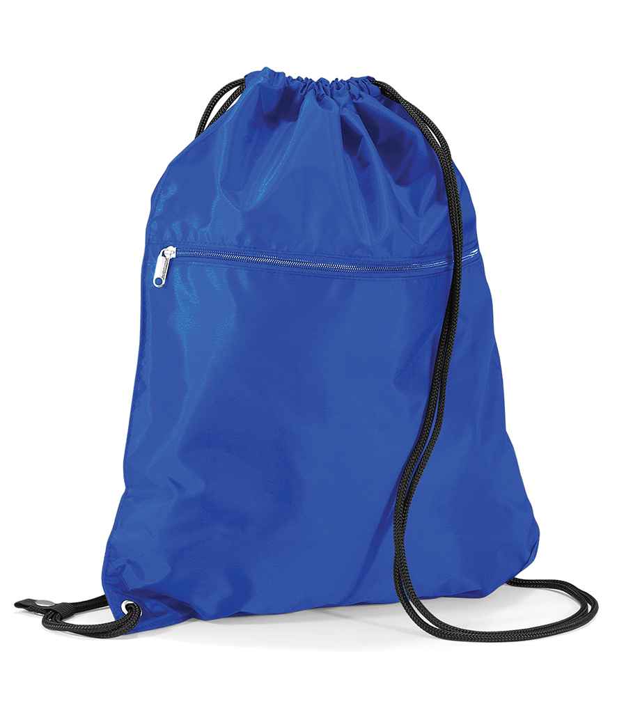 Quadra Premium Gymsac in ONE Bright Royal by Quadra — Custom branded clothing by Print Press, featuring premium embroidery produced in our specialist print lab in the UK.