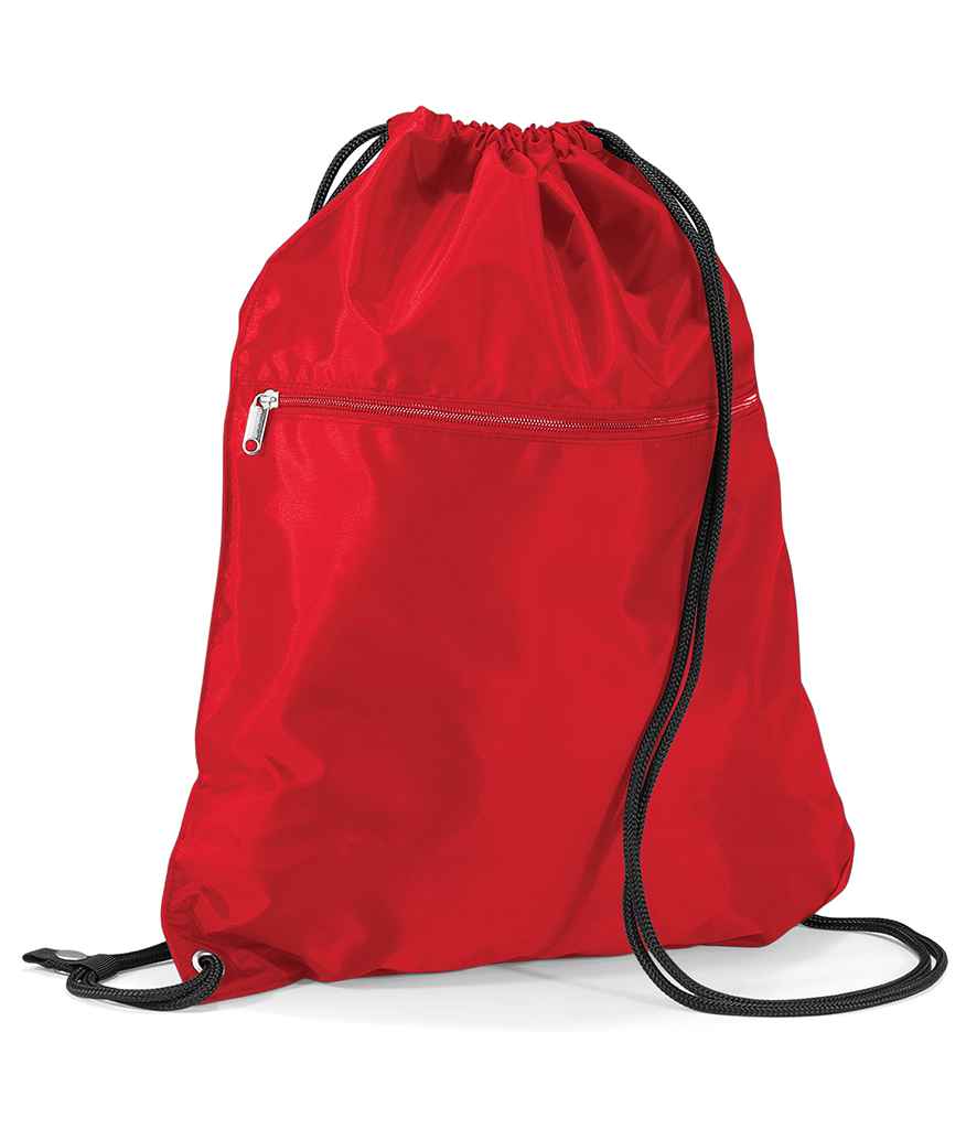 Quadra Premium Gymsac in ONE Classic Red by Quadra — Custom branded clothing by Print Press, featuring premium embroidery produced in our specialist print lab in the UK.