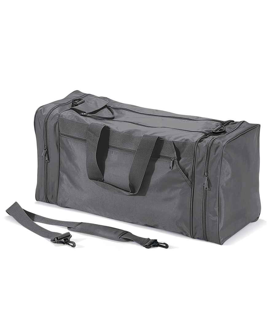 Quadra Jumbo Sports Holdall in ONE Graphite Grey by Quadra — Custom branded clothing by Print Press, featuring premium embroidery produced in our specialist print lab in the UK.