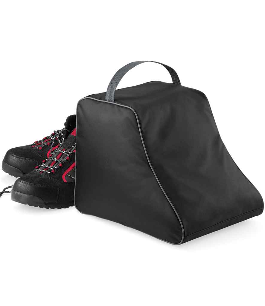 Quadra Hiking Boot Bag in ONE Black Graphite Grey by Quadra — Custom branded clothing by Print Press, featuring premium embroidery produced in our specialist print lab in the UK.