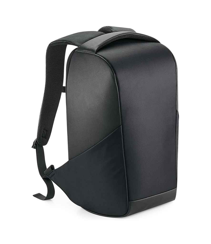 Quadra Project Charge Security Backpack XL in ONE Black by Quadra — Custom branded clothing by Print Press, featuring premium embroidery produced in our specialist print lab in the UK.