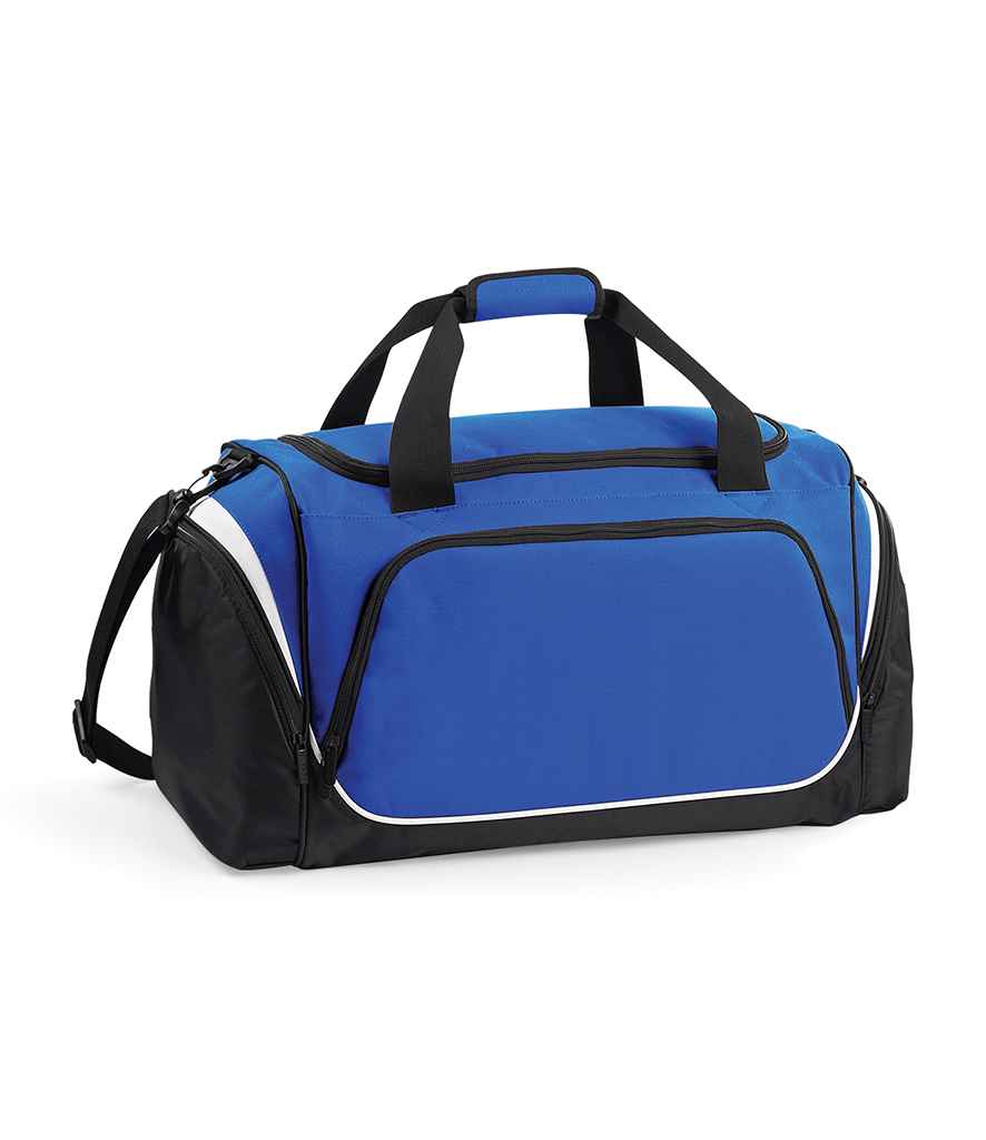 Quadra Pro Team Holdall in ONE Royal Blue Black White by Quadra — Custom branded clothing by Print Press, featuring premium embroidery produced in our specialist print lab in the UK.