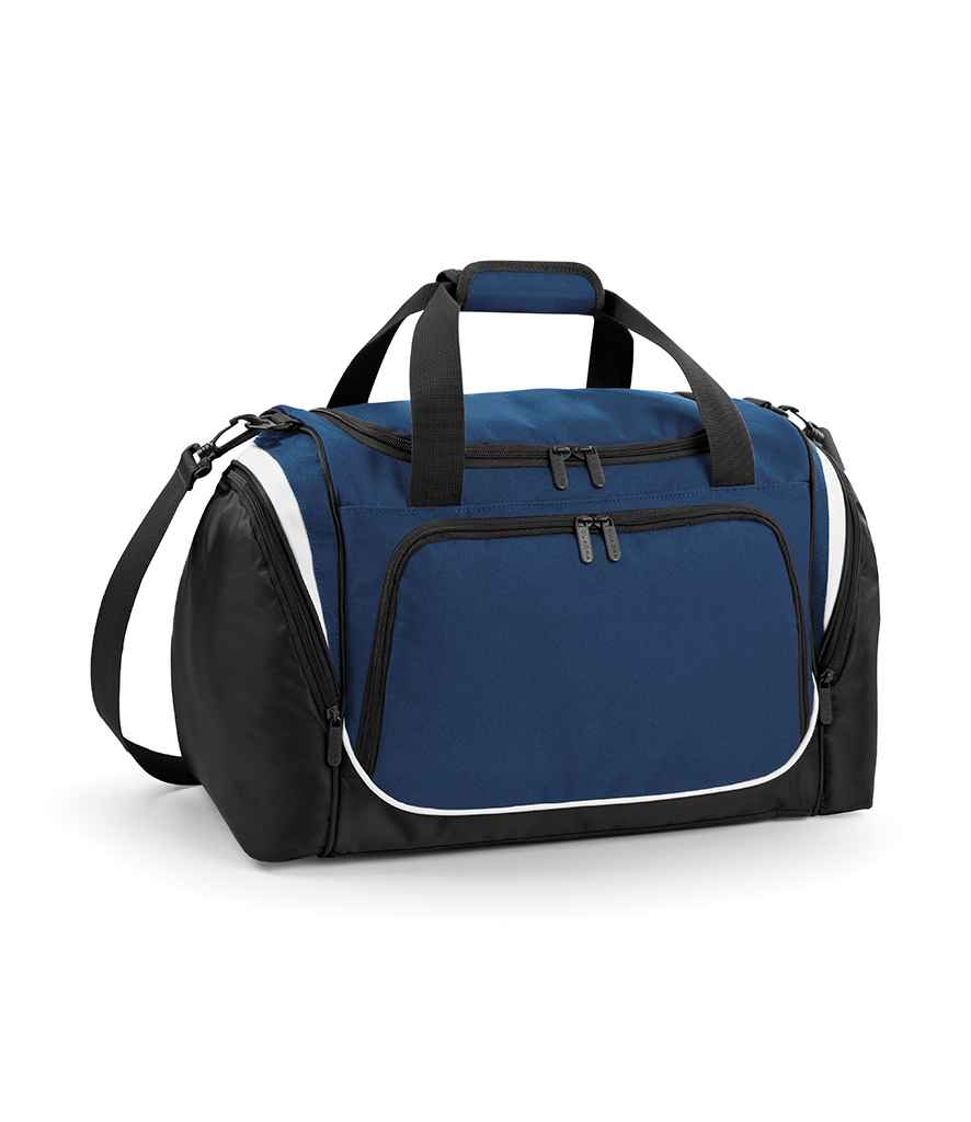 Quadra Pro Team Locker Bag in ONE French Navy White by Quadra — Custom branded clothing by Print Press, featuring premium embroidery produced in our specialist print lab in the UK.