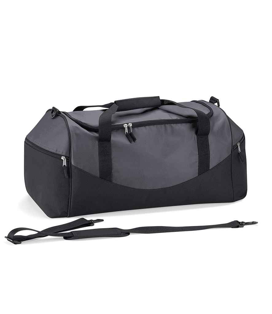 Quadra Teamwear Holdall in ONE Graphite Black Black by Quadra — Custom branded clothing by Print Press, featuring premium embroidery produced in our specialist print lab in the UK.