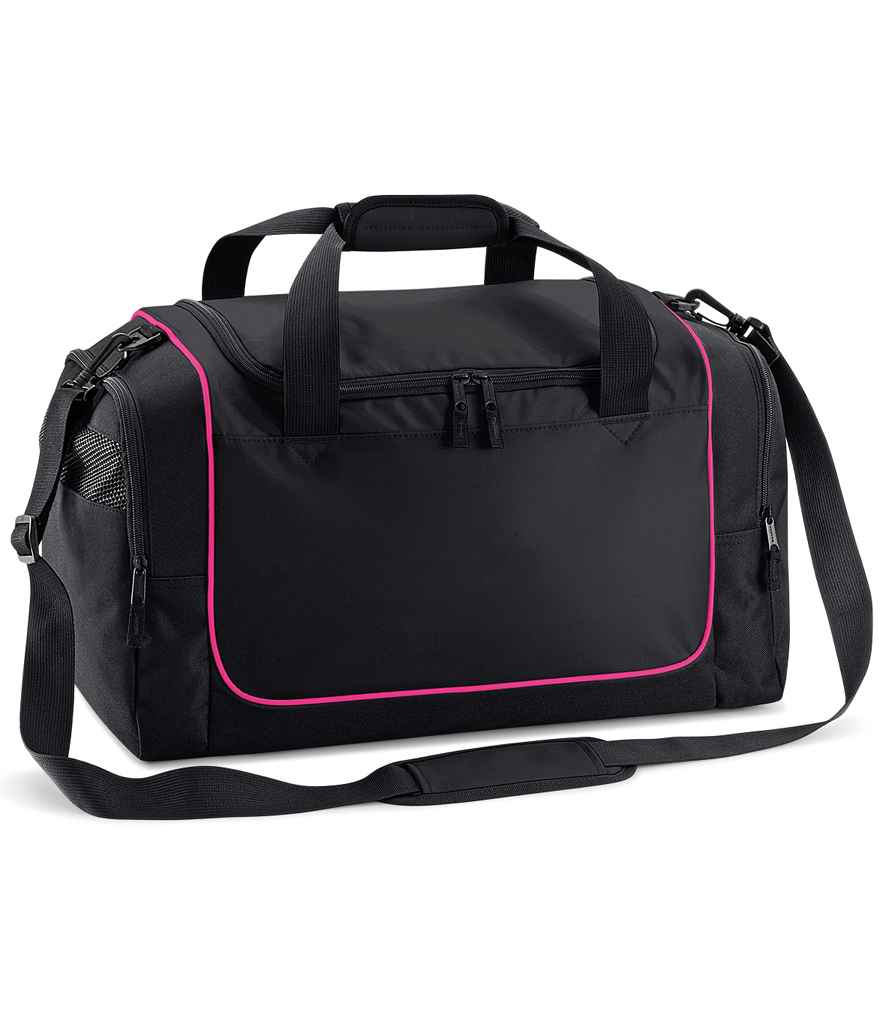 Quadra Teamwear Locker Bag in ONE Black Fuchsia by Quadra — Custom branded clothing by Print Press, featuring premium embroidery produced in our specialist print lab in the UK.