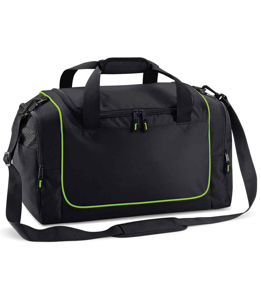 Quadra Teamwear Locker Bag in ONE Black Lime Green by Quadra — Custom branded clothing by Print Press, featuring premium embroidery produced in our specialist print lab in the UK.