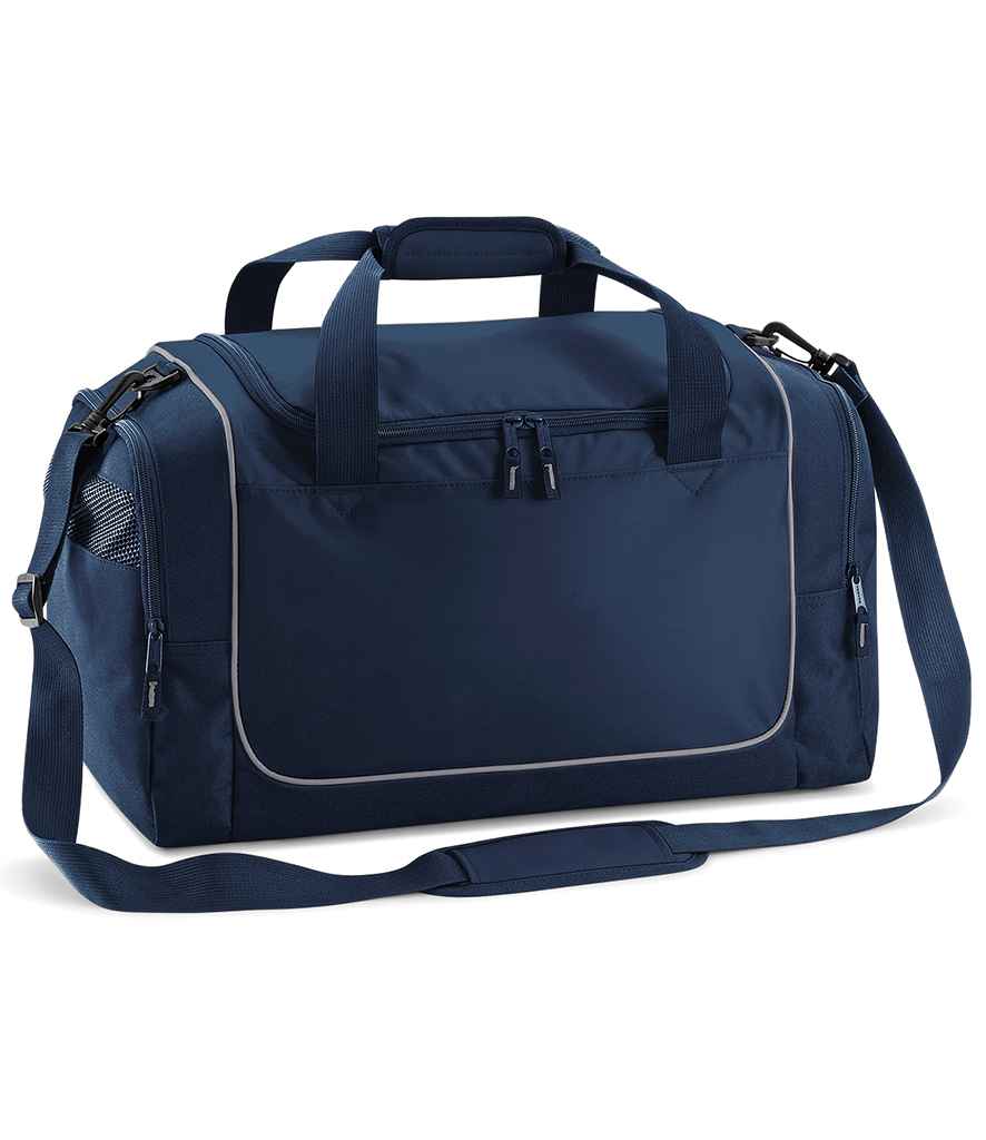 Quadra Teamwear Locker Bag in ONE French Navy Light Grey by Quadra — Custom branded clothing by Print Press, featuring premium embroidery produced in our specialist print lab in the UK.