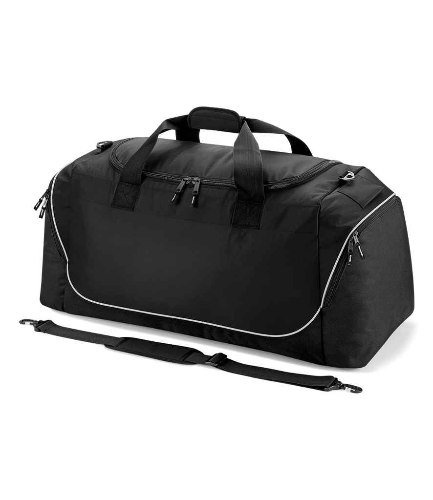 Quadra Teamwear Jumbo Kit Bag in ONE Black Light Grey by Quadra — Custom branded clothing by Print Press, featuring premium embroidery produced in our specialist print lab in the UK.