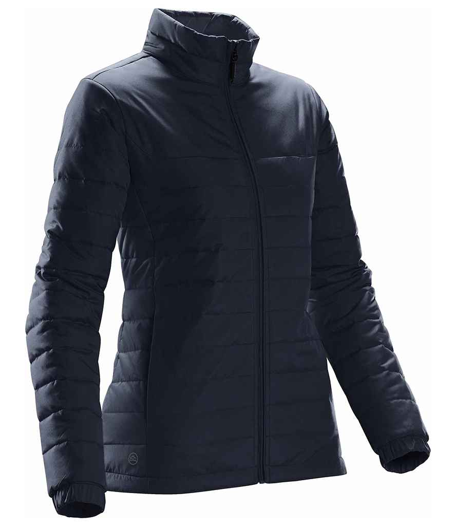 Stormtech Ladies Nautilus Quilted Jacket in by Stormtech — Custom branded clothing by Print Press, featuring premium embroidery produced in our specialist print lab in the UK.