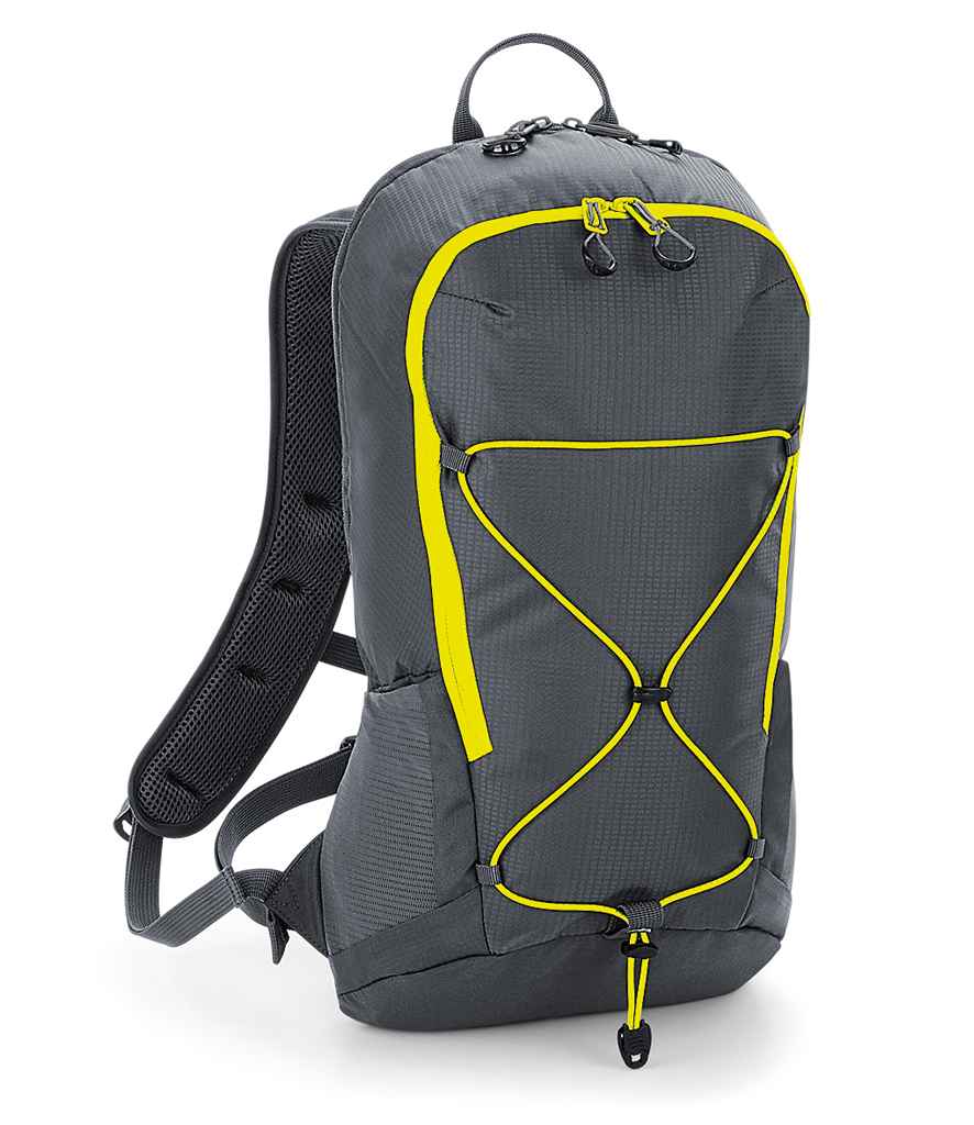 Quadra SLX-Lite 10 Litre Hydration Pack in ONE Graphite Grey by Quadra — Custom branded clothing by Print Press, featuring premium embroidery produced in our specialist print lab in the UK.