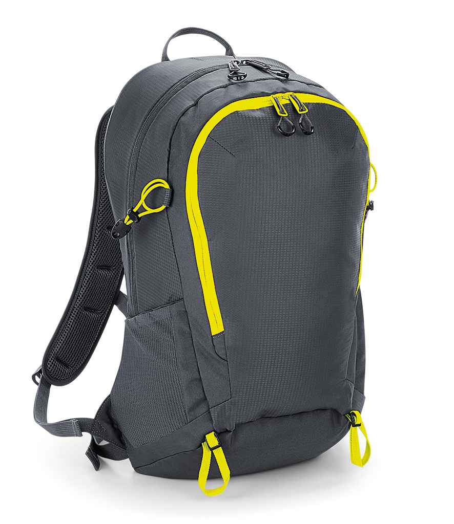 Quadra SLX-Lite 25 Litre Daypack in ONE Graphite Grey by Quadra — Custom branded clothing by Print Press, featuring premium embroidery produced in our specialist print lab in the UK.