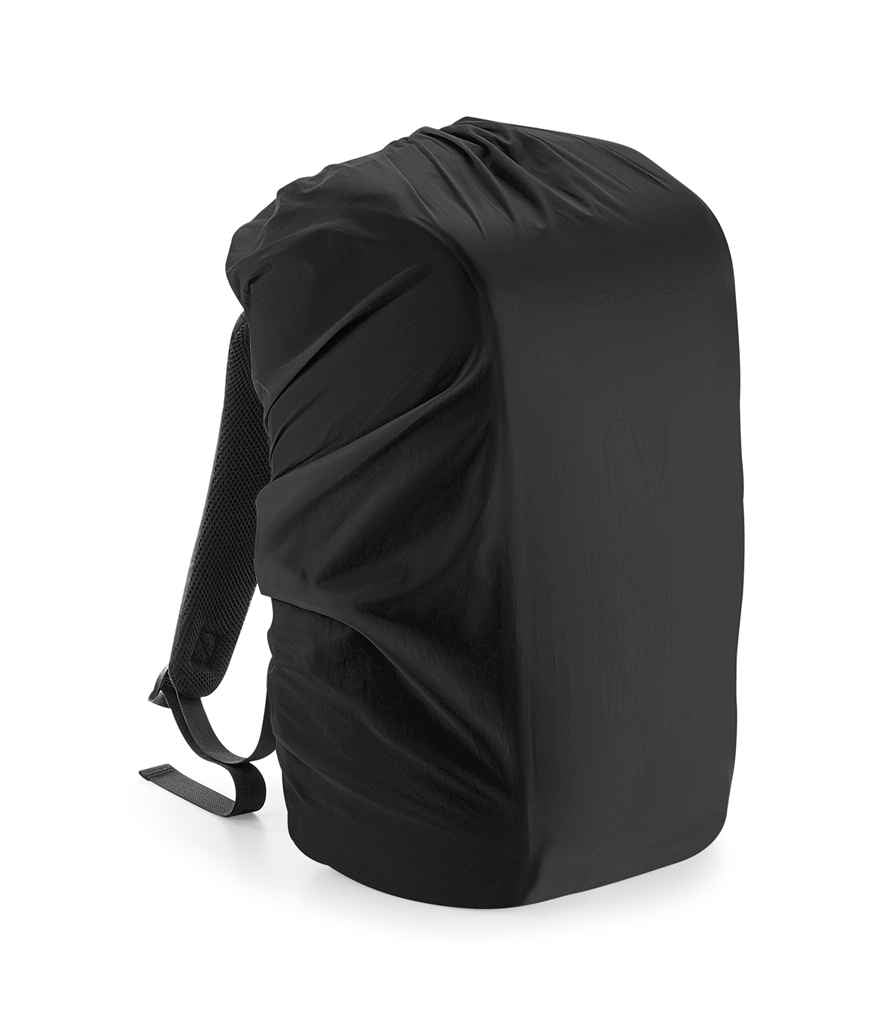 Quadra Waterproof Universal Rain Cover in ONE Black by Quadra — Custom branded clothing by Print Press, featuring premium embroidery produced in our specialist print lab in the UK.