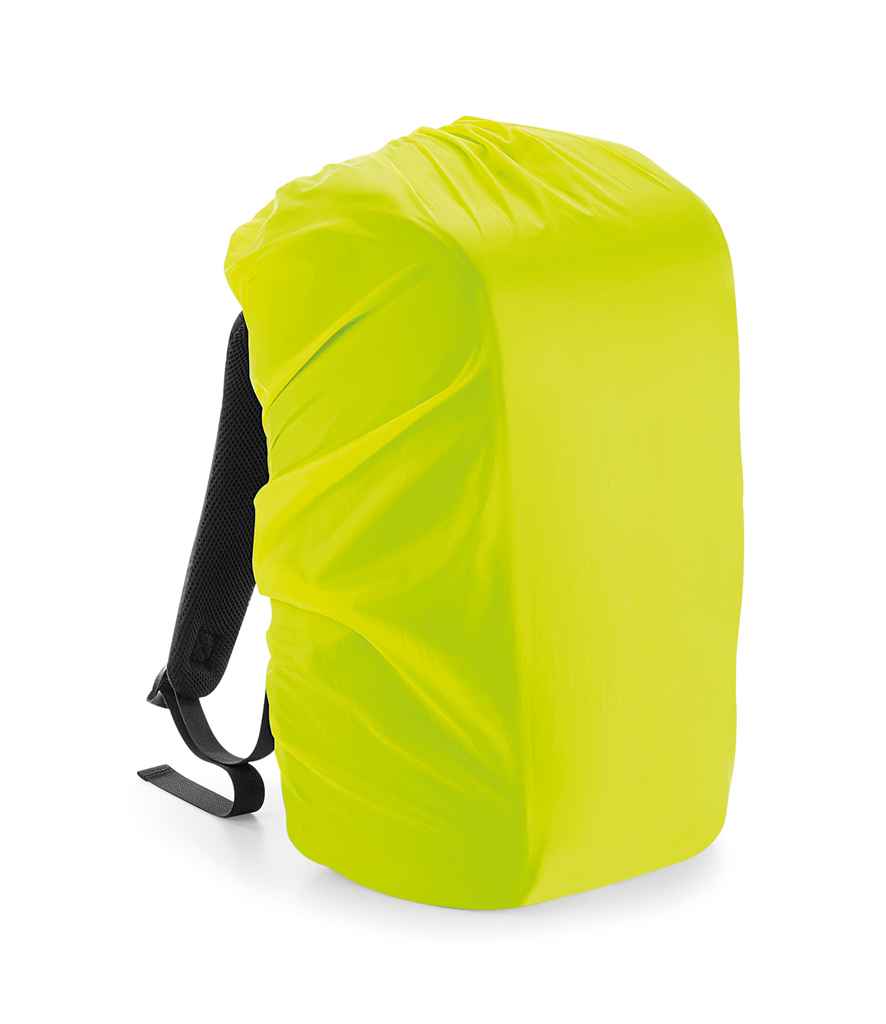 Quadra Waterproof Universal Rain Cover in ONE Fluorescent Yellow by Quadra — Custom branded clothing by Print Press, featuring premium embroidery produced in our specialist print lab in the UK.