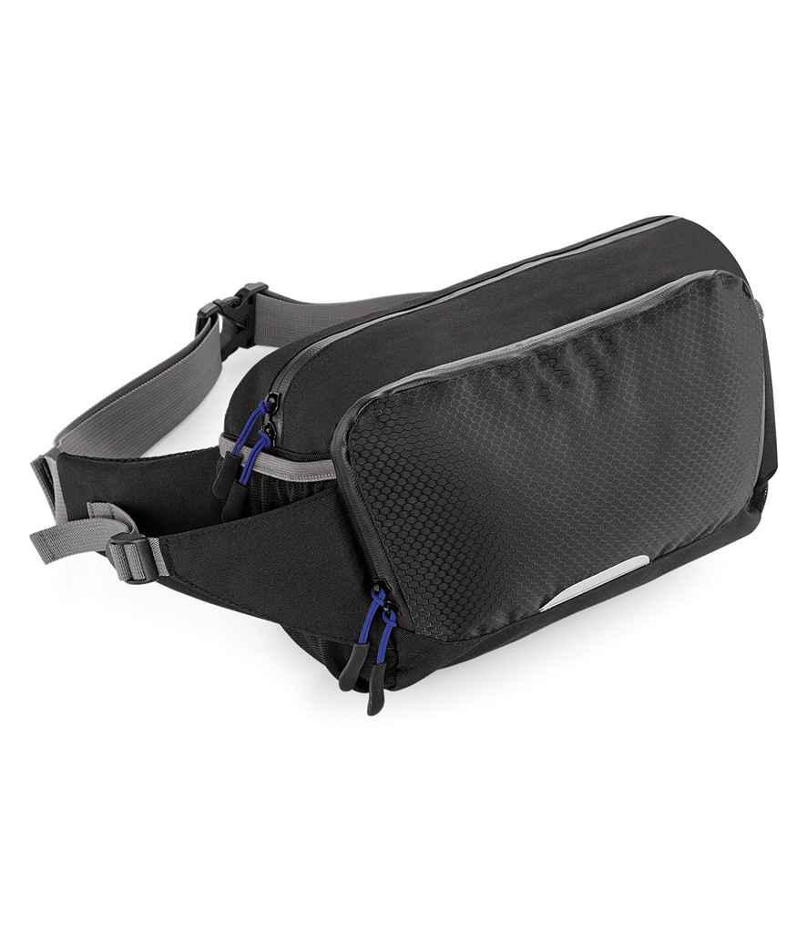 Quadra SLX 5 Litre Performance Waistpack in ONE Black by Quadra — Custom branded clothing by Print Press, featuring premium embroidery produced in our specialist print lab in the UK.