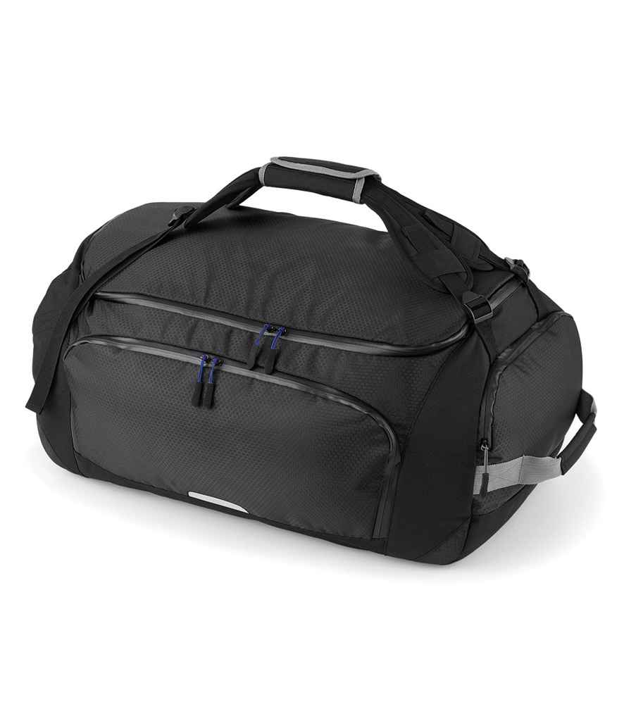 Quadra SLX 60 Litre Haul Bag in ONE Black by Quadra — Custom branded clothing by Print Press, featuring premium embroidery produced in our specialist print lab in the UK.
