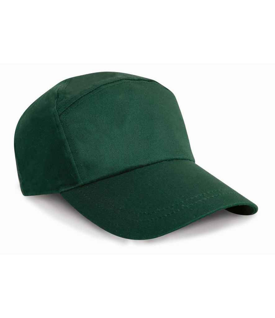 Result Advertising Cap in ONE Bottle Green by Result Headwear — Custom branded clothing by Print Press, featuring premium embroidery produced in our specialist print lab in the UK.