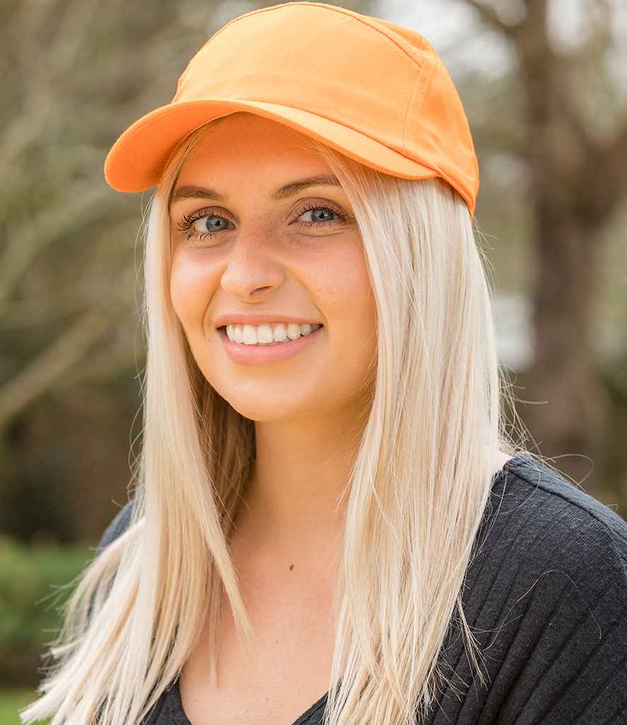 Result Advertising Cap in ONE Orange by Result Headwear — Custom branded clothing by Print Press, featuring premium embroidery produced in our specialist print lab in the UK.