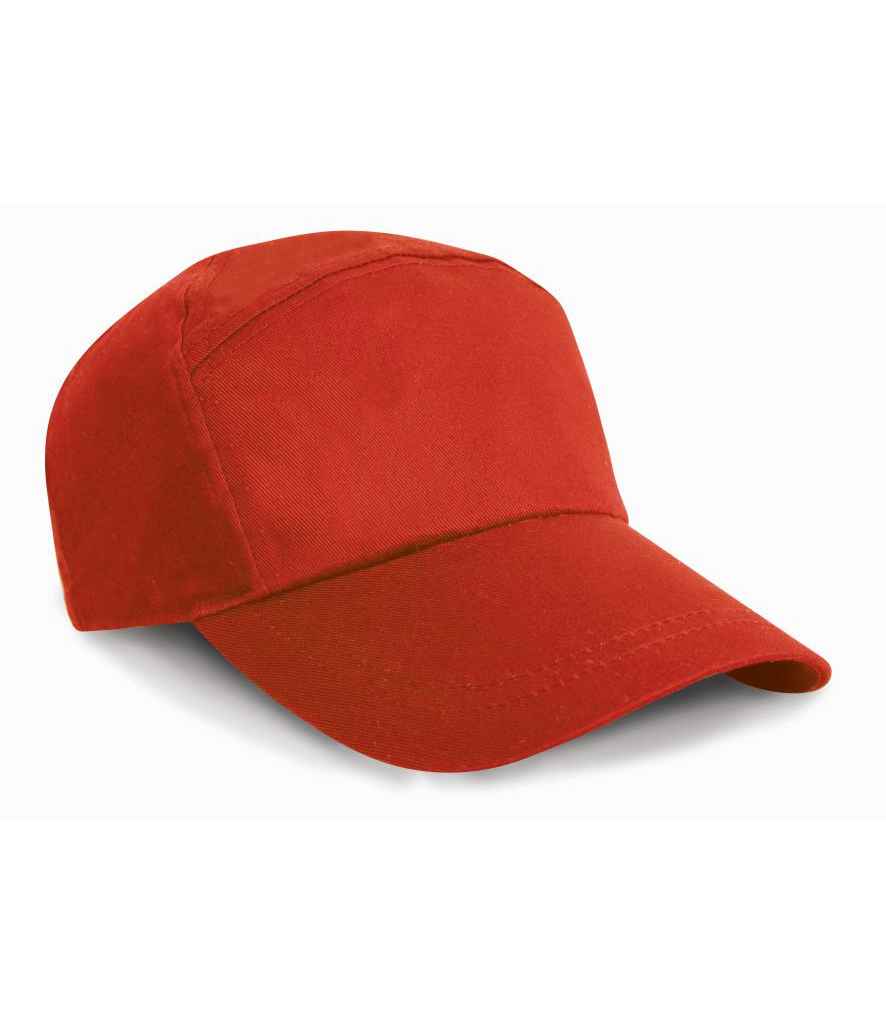 Result Advertising Cap in ONE Red by Result Headwear — Custom branded clothing by Print Press, featuring premium embroidery produced in our specialist print lab in the UK.