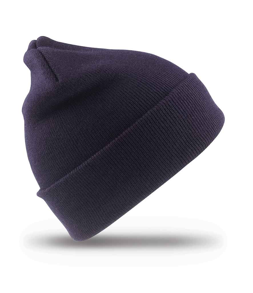 Result Kids Woolly Ski Hat in ONE Navy by Result Winter Essentials — Custom branded clothing by Print Press, featuring premium embroidery produced in our specialist print lab in the UK.
