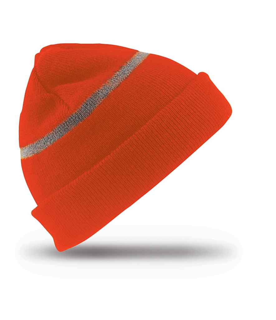 Result Kids Woolly Ski Hat with Thinsulate Insulation in ONE Fluorescent Orange by Result Winter Essentials — Custom branded clothing by Print Press, featuring premium embroidery produced in our specialist print lab in the UK.