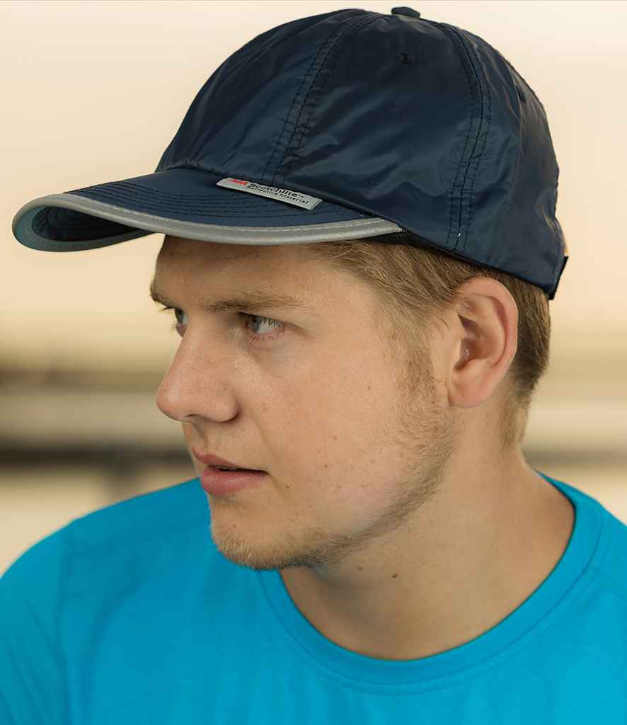 Result High-Viz Cap in ONE Navy by Result Headwear — Custom branded clothing by Print Press, featuring premium embroidery produced in our specialist print lab in the UK.