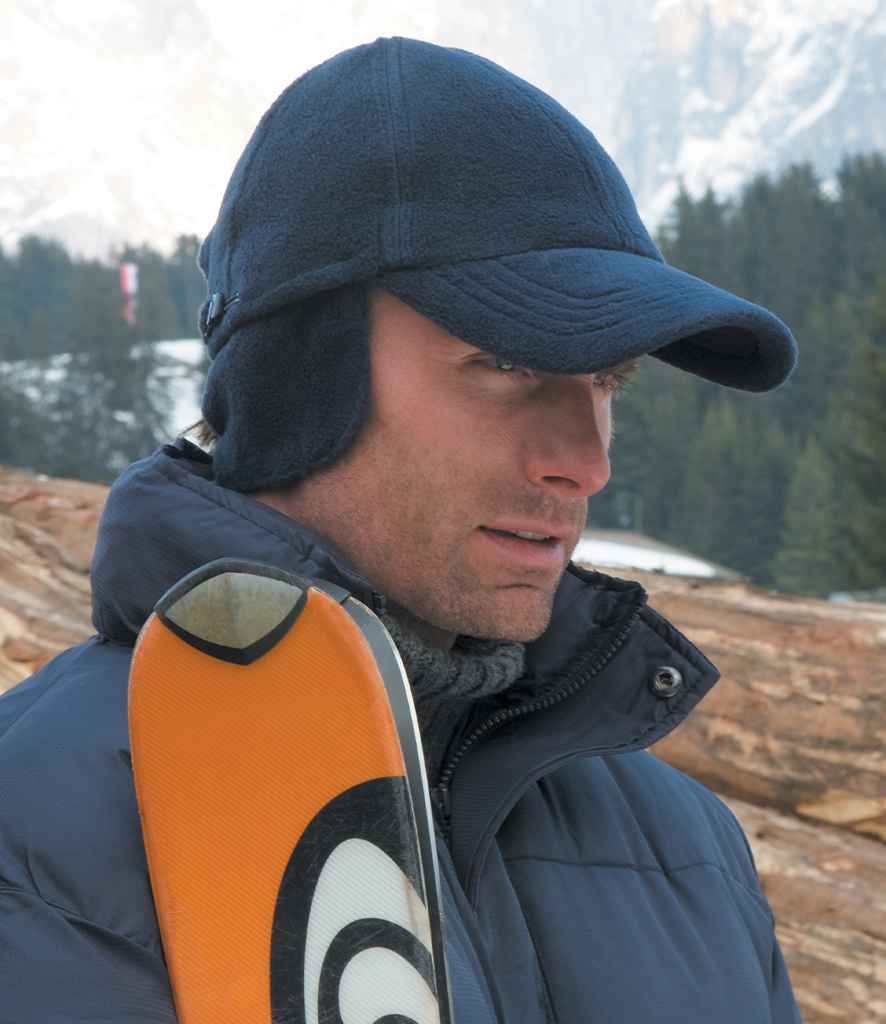 Result Polartherm Cap in ONE Navy by Result Winter Essentials — Custom branded clothing by Print Press, featuring premium embroidery produced in our specialist print lab in the UK.