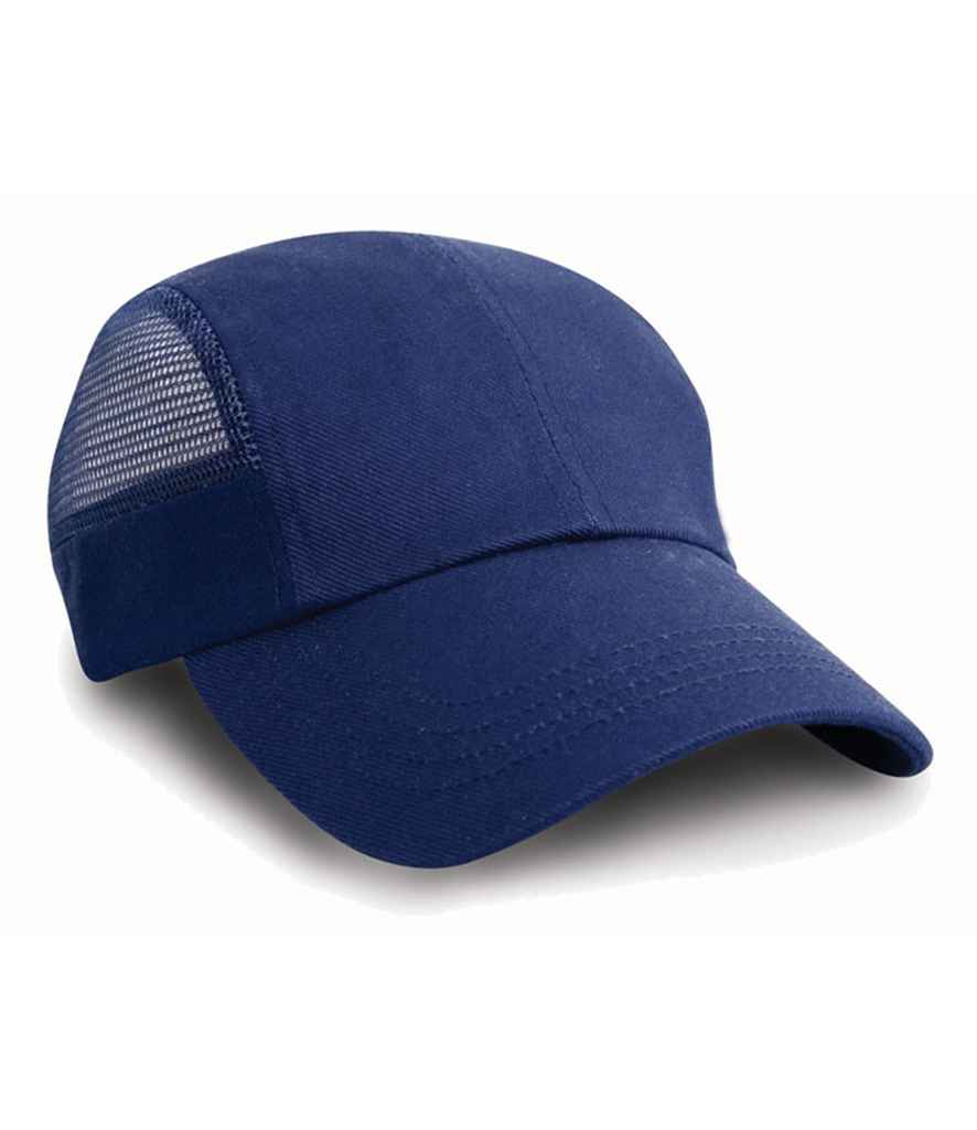 Result Sport Cap in ONE Navy by Result Headwear — Custom branded clothing by Print Press, featuring premium embroidery produced in our specialist print lab in the UK.