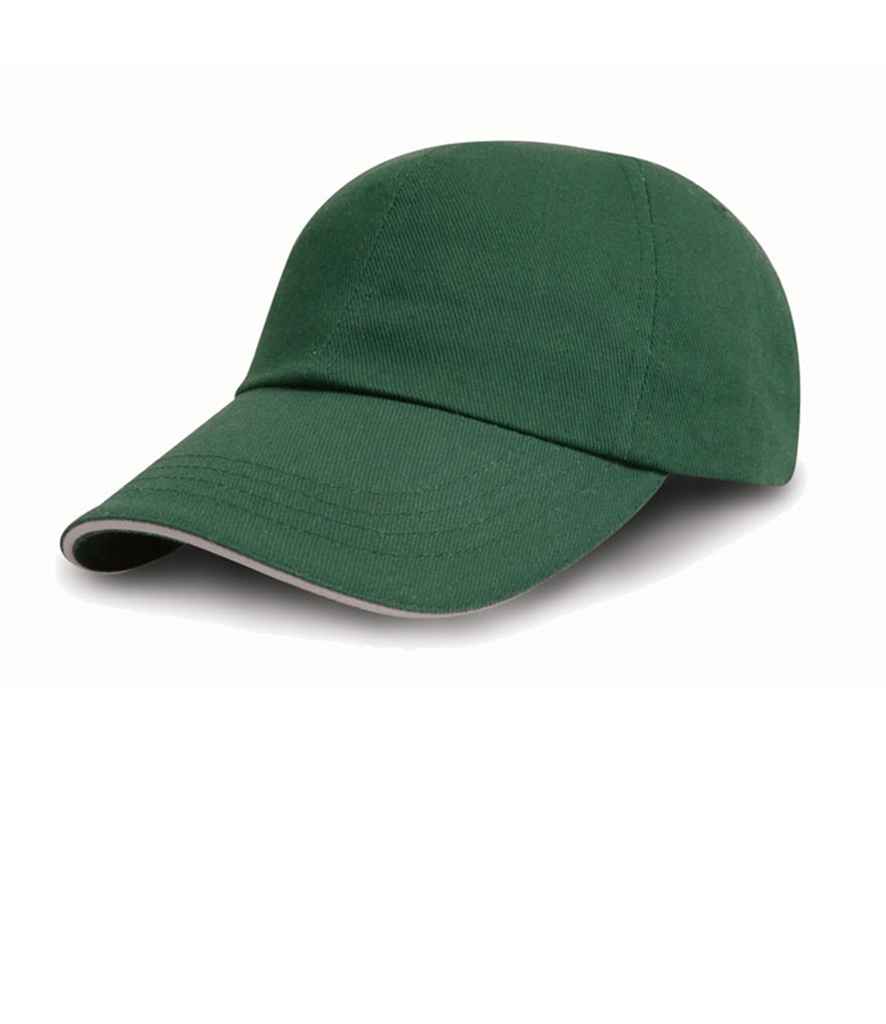 Result Printer Embroiderers Cap in ONE Forest Green by Result Headwear — Custom branded clothing by Print Press, featuring premium embroidery produced in our specialist print lab in the UK.