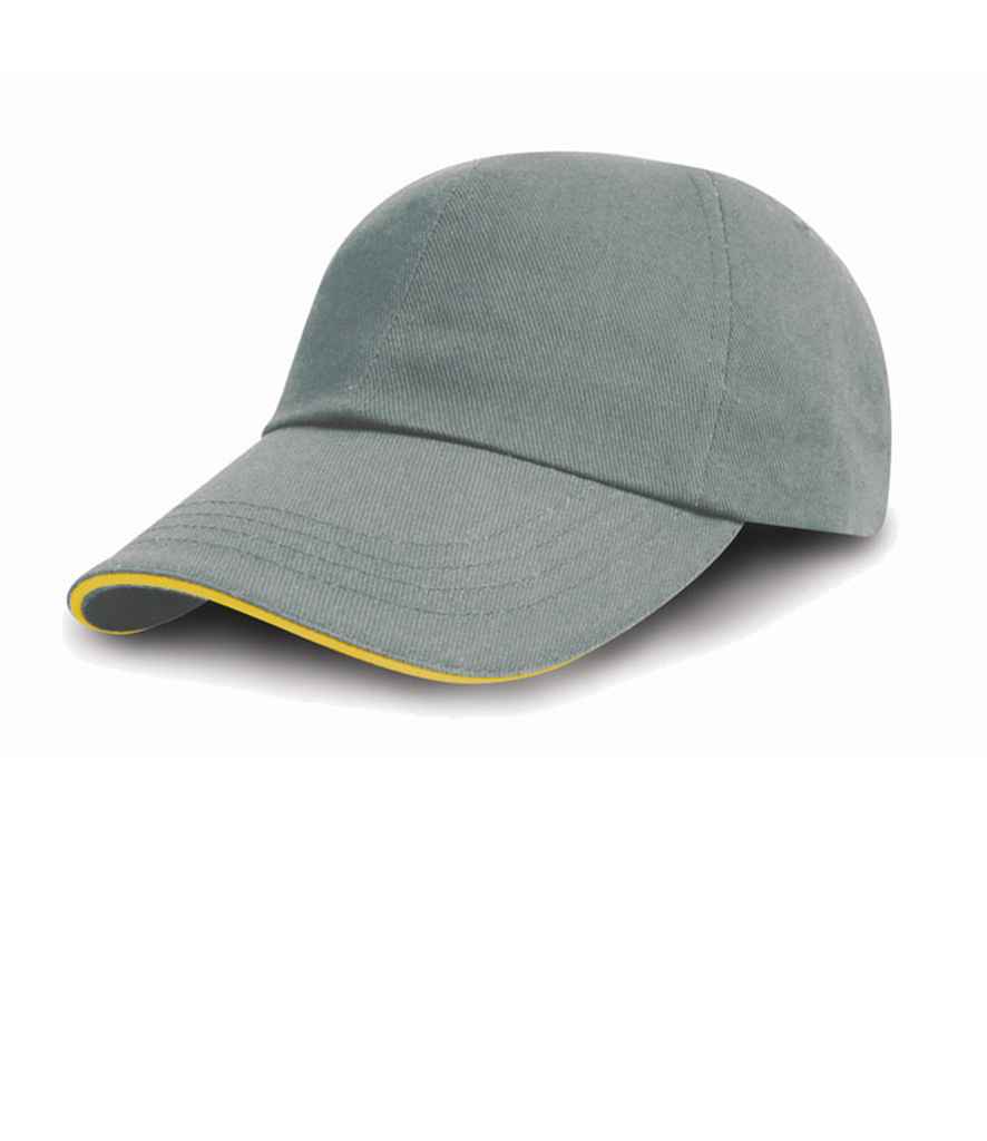 Result Printer Embroiderers Cap in ONE Heather Grey by Result Headwear — Custom branded clothing by Print Press, featuring premium embroidery produced in our specialist print lab in the UK.