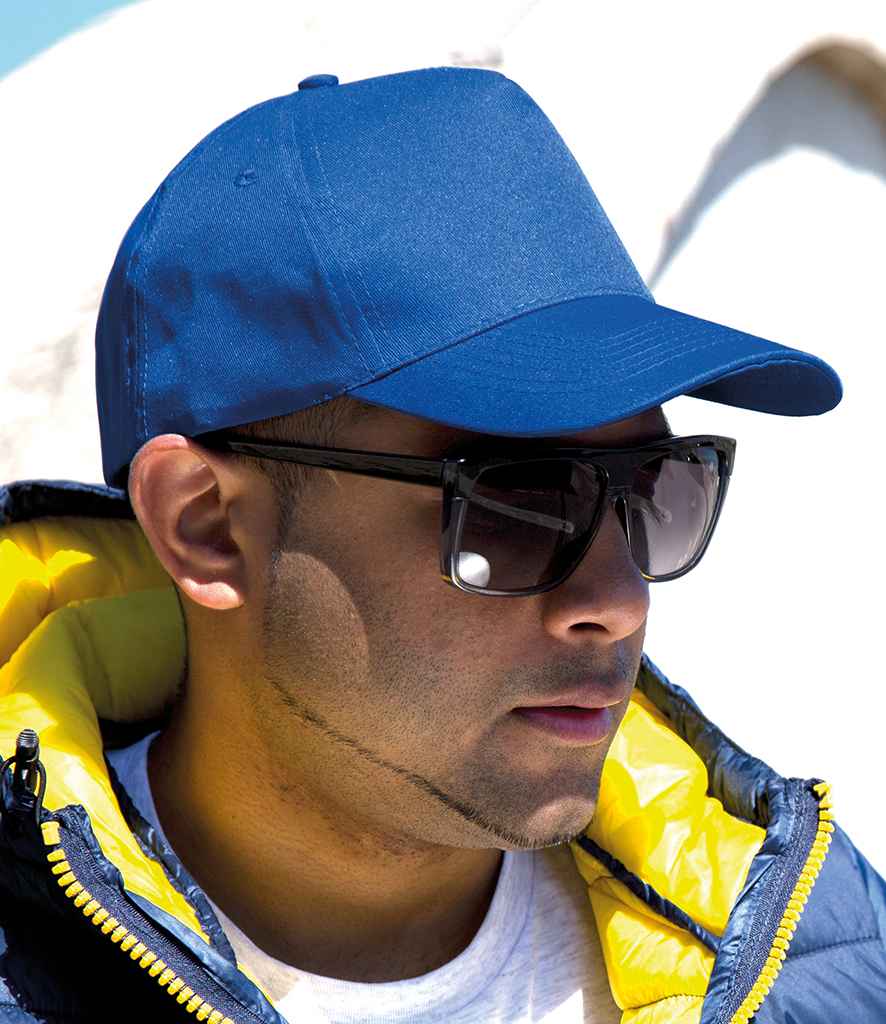 Result Houston Cap in ONE Royal Blue by Result Headwear — Custom branded clothing by Print Press, featuring premium embroidery produced in our specialist print lab in the UK.