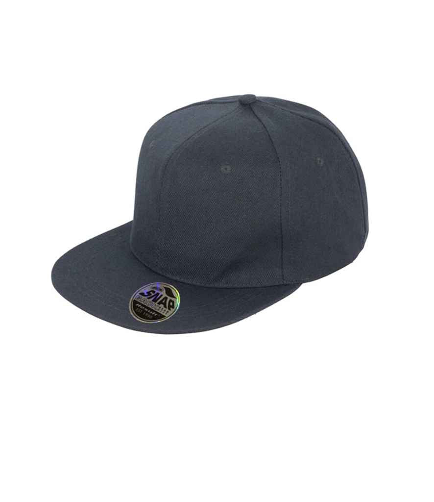 Result Original Bronx Snapback Cap in ONE Black by Result Headwear — Custom branded clothing by Print Press, featuring premium embroidery produced in our specialist print lab in the UK.