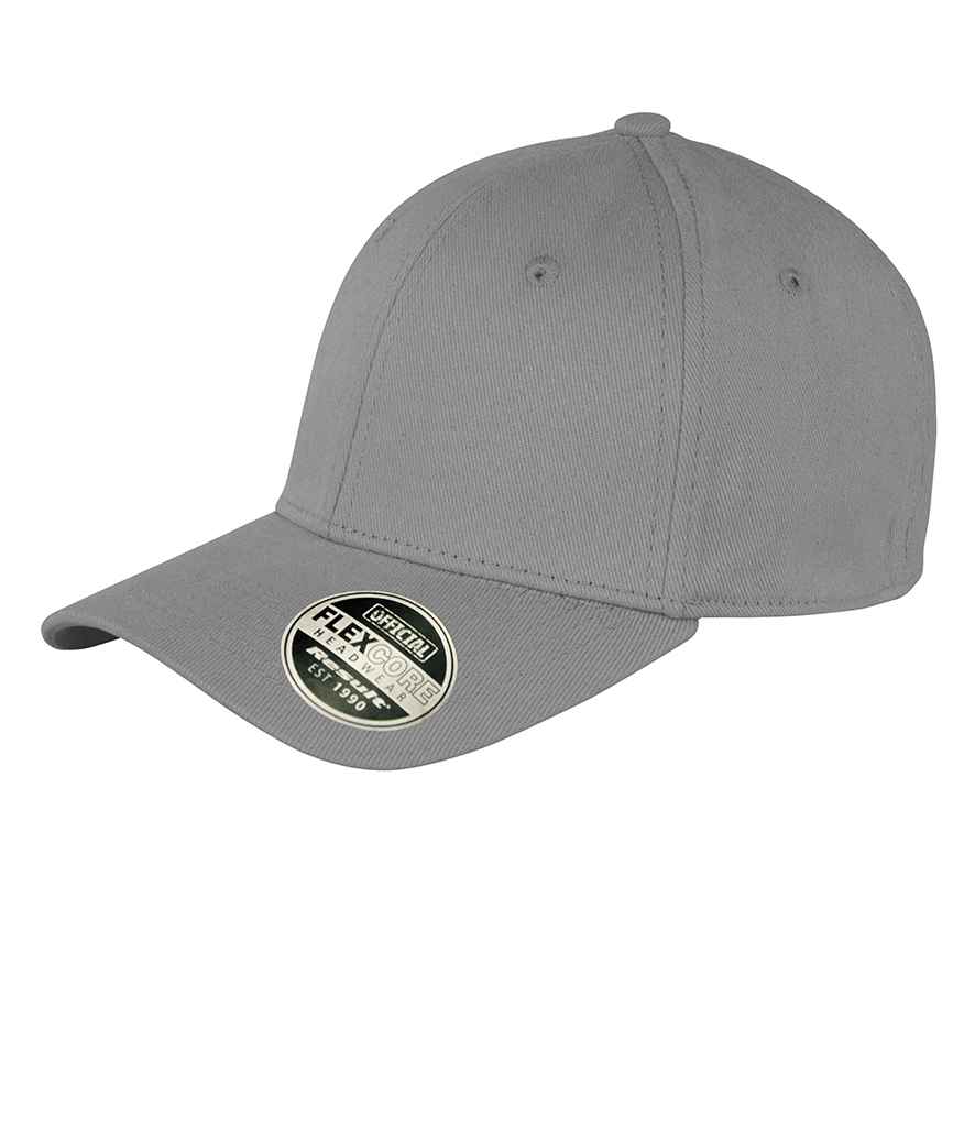 Result Kansas Flex Cap in Grey by Result Headwear — Custom branded clothing by Print Press, featuring premium embroidery produced in our specialist print lab in the UK.