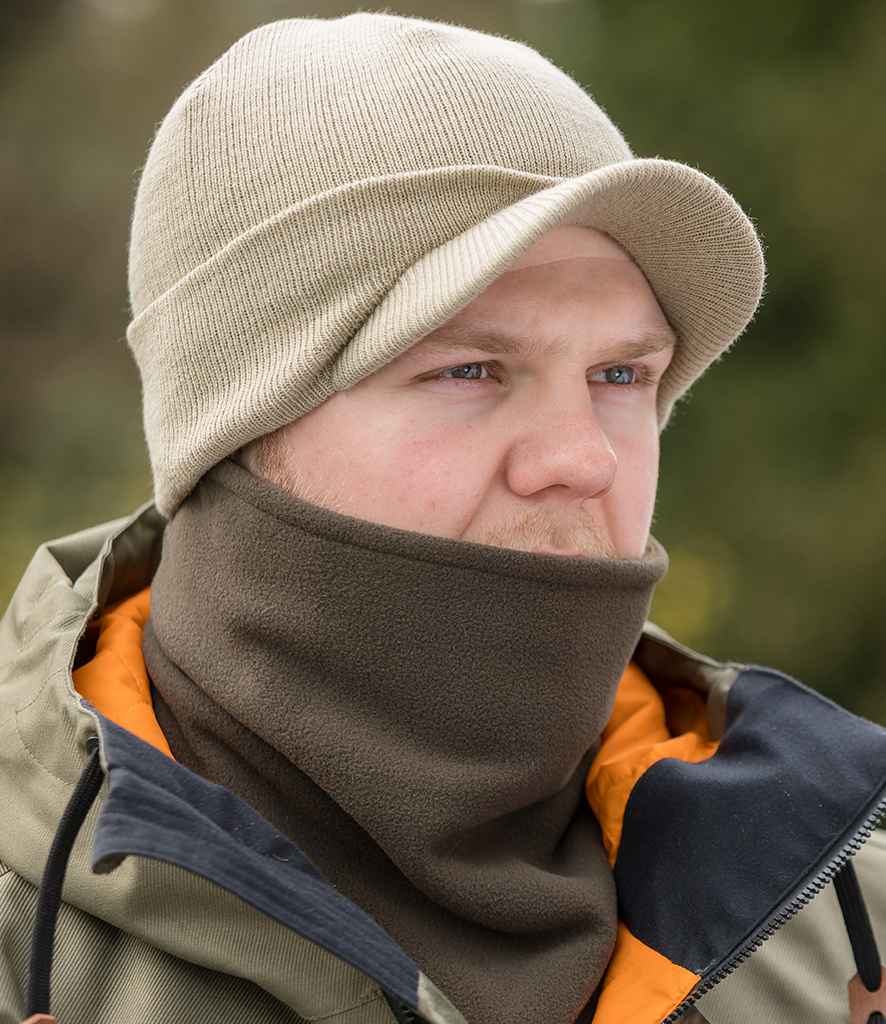 Result Bandit Face/Neck/Chest Warmer in Olive Green by Result Winter Essentials — Custom branded clothing by Print Press, featuring premium embroidery produced in our specialist print lab in the UK.