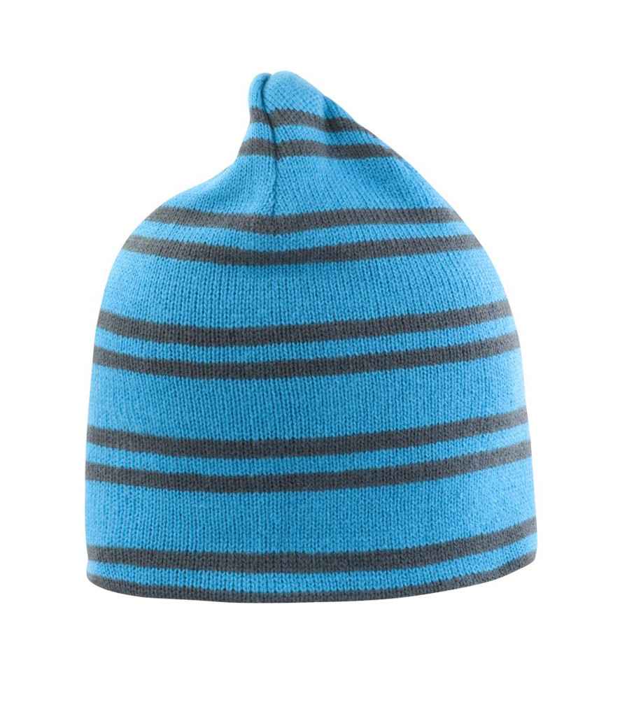 Result Team Reversible Beanie in ONE Aqua Grey by Result Winter Essentials — Custom branded clothing by Print Press, featuring premium embroidery produced in our specialist print lab in the UK.