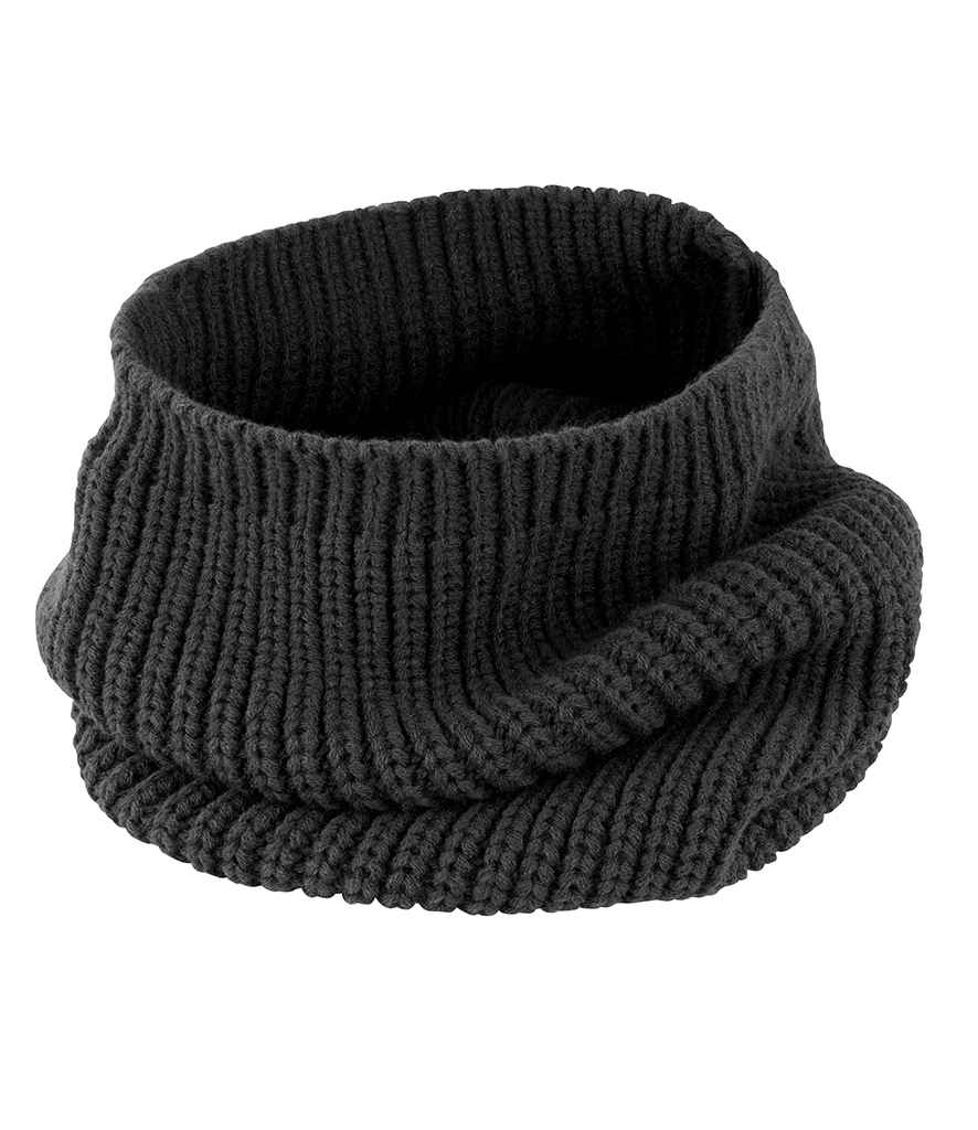 Result Whistler Snood Hood in ONE Black by Result Winter Essentials — Custom branded clothing by Print Press, featuring premium embroidery produced in our specialist print lab in the UK.