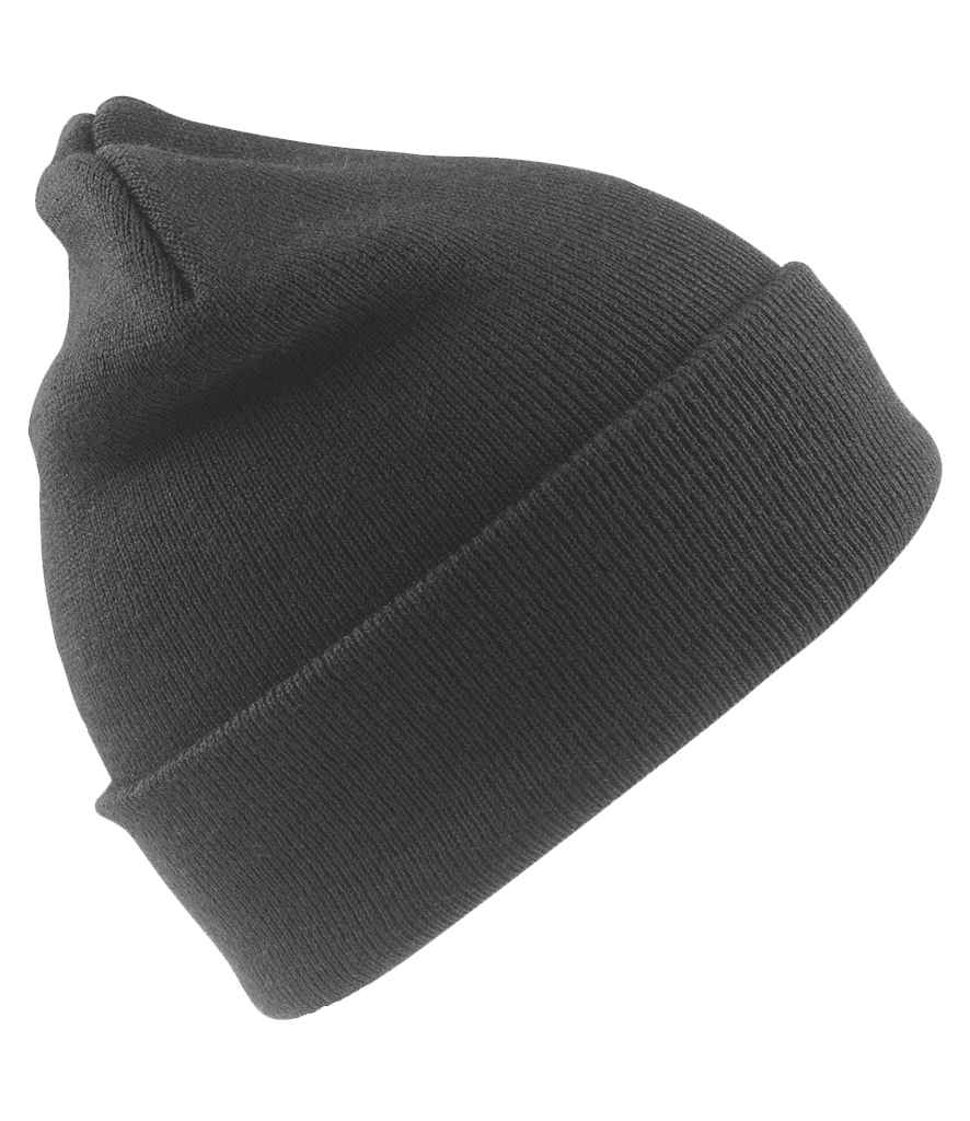 Result Genuine Recycled Thinsulate Beanie in ONE Charcoal by Result Genuine Recycled — Custom branded clothing by Print Press, featuring premium embroidery produced in our specialist print lab in the UK.