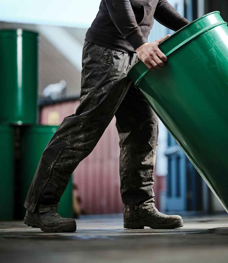 Regatta Wetherby Insulated Overtrousers in R Black by Regatta — Custom branded clothing by Print Press, featuring premium embroidery produced in our specialist print lab in the UK.